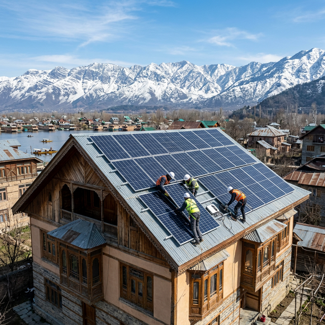 Prime Tech Solar Project in Srinagar